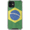 Brazil Flag Distressed iPhone 12 Mini Clear Case